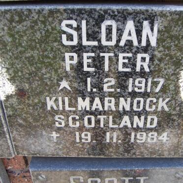 SLOAN Peter 1917-1984