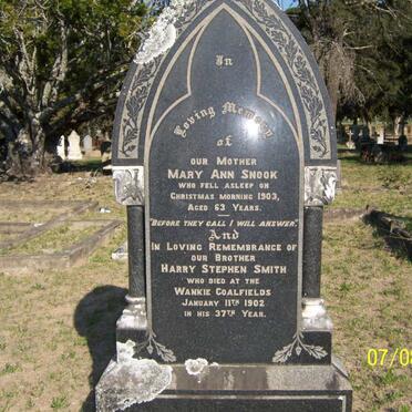 SNOOK Mary Ann -1903 :: SMITH Harry Stephen -1902