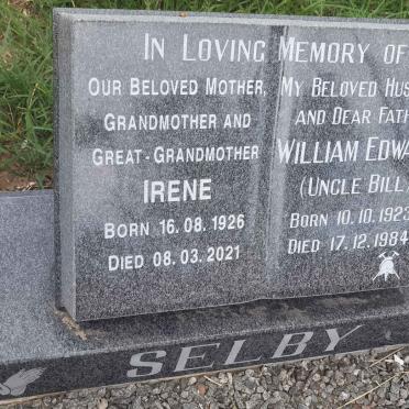 SELBY William Edward 1923-1984 & Irene 1926-2021