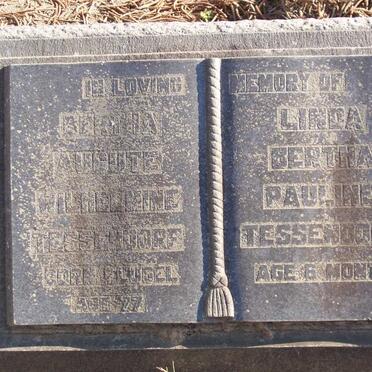 TESSENDORF Bertha Augute Wilhelmine nee FLUGEL :: TESSENDORF Linda Bertha Pauline