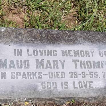 THOMPSON Maud Mary nee SPARKS -1955