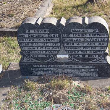 VENTER William A. 1939-1949 :: VENTER Nicolas H. 1941-1949