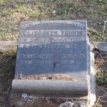 VOLKER Elizabeth 1860-1942