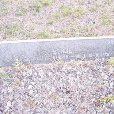 VORSTER Jacobus 1888-1960 &amp; Elsje DE WET 1895-1960