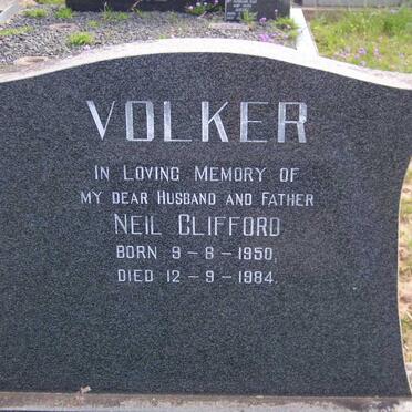 VOLKER Neil Clifford 1950-1984