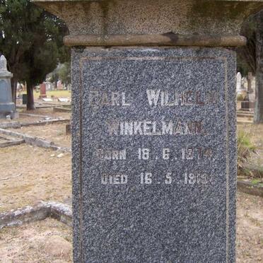 WINKELMANN Carl Wilhelm 1874-1919