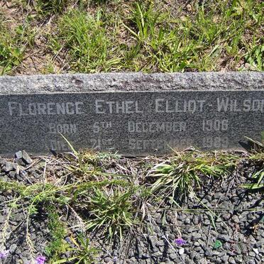WILSON Florence Ethel, ELLIOT 1906-1989
