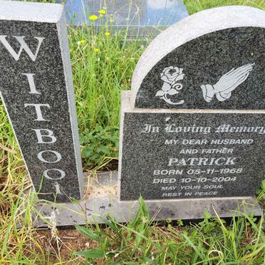 WITBOOI Patrick 1968-2004