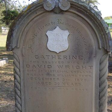 WRIGHT Catherine -1876