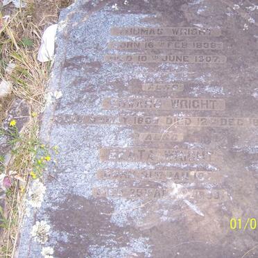 WRIGHT Thomas 1838-1907 :: WRIGHT Edward 1863-1881:: WRIGHT Beata 1871-1893