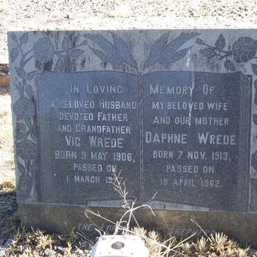 WREDE Vic 1906-1977 &amp; Daphne 1913-1962