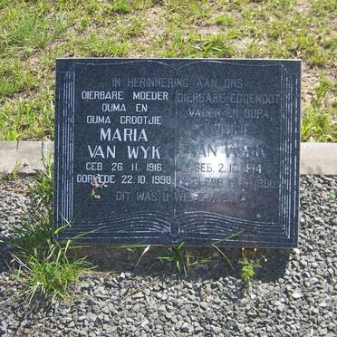 WYK Willie, van 1914-1980 &amp; Maria 1916-1998