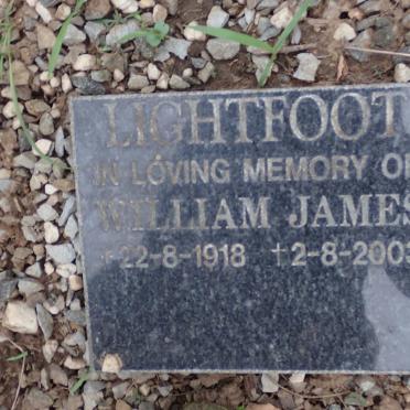 LIGHTFOOT William James 1918-2003