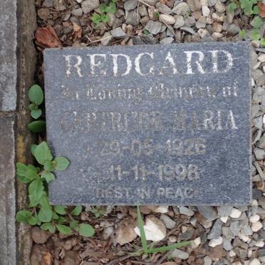 REDGARD Gertrude Maria 1926-1998