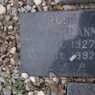 ROSE Elizabeth Anne 1927-1992