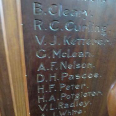6. Memorial plaque - Various Units