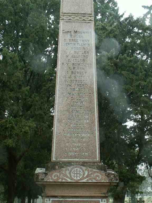 3. Cape Mounted Rifles Memorial