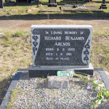 ARENDS Richard Benjamin 1933-1981