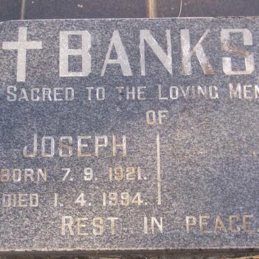 BANKS Joseph 1921-1994