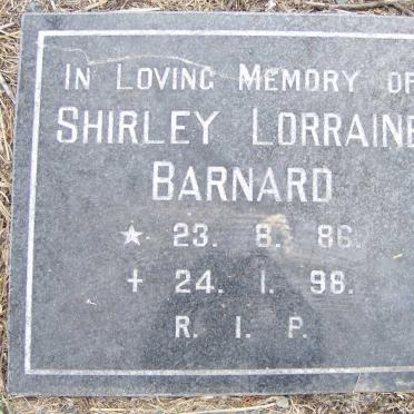 BARNARD Shirley Lorraine 1986-1998