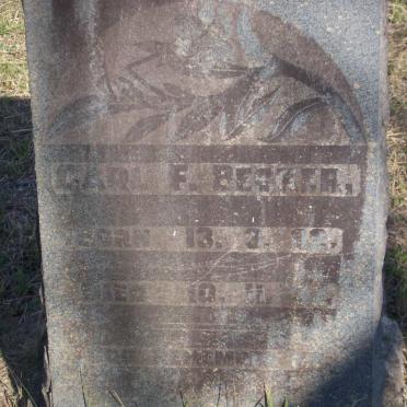 BECKER Carl F. 1882-1937