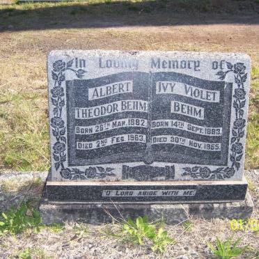 BEHM Albert Theodor 1882-1963 &amp; Ivy Violet 1883-1955