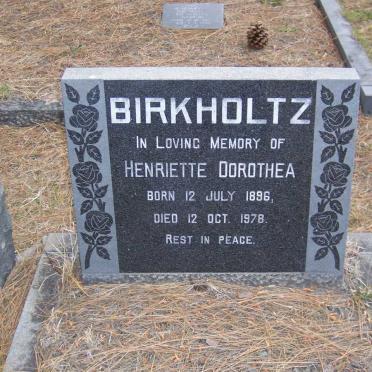 BIRKHOLTZ Henriette Dorothea 1896-1978