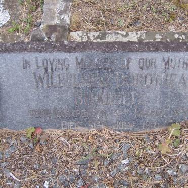 BIRKHOLTZ Wilhelmine Dorothea 1855-1916
