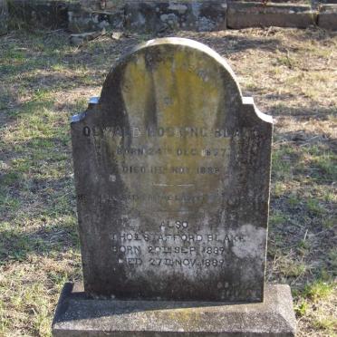 BLAKE Oswald Hosking 1887-1888 :: BLAKE Thomas Stafford 1889-1889