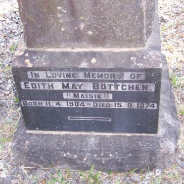 BOTTCHER Edith May 1904-1974