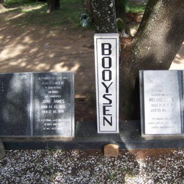 BOOYSEN John James 1929-1999 :: BOOYSEN Melare Lynne 19?9-19?8