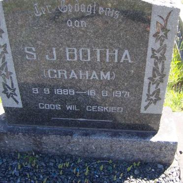 BOTHA S.J. 1888-1971