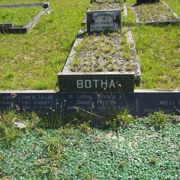 BOTHA Samuel Preston 1916-1968 :: BOTHA Violet Emily nee TRAHMS 1910-?