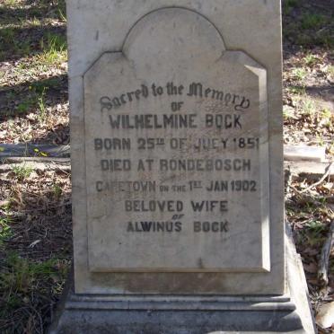 BOCK Wilhelmine 1851-1902