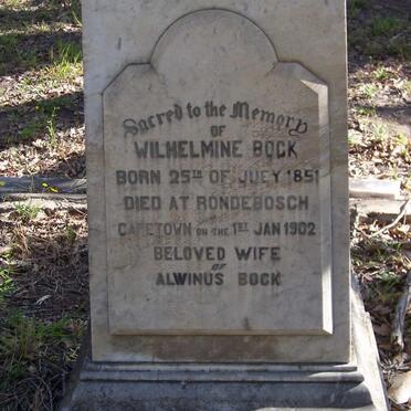 BOCK Wilhelmine 1851-1902