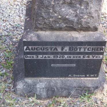 BOTTCHER Auguste F. -1920