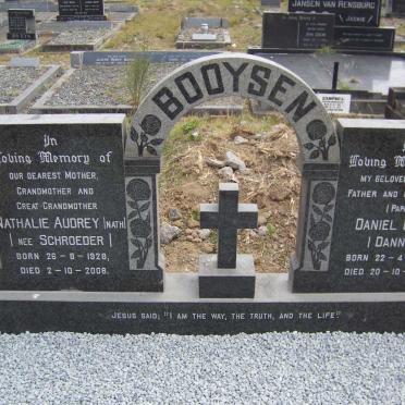 BOOYSEN Daniel Basil 1923-1975 &amp; Nathalie Audrey SCHROEDER 1928-2008