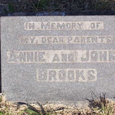 BROOKS John &amp; Annie