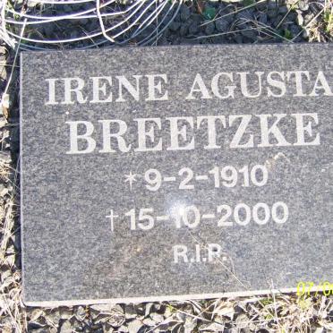 BREETZKE Irene Agusta 1910-2000