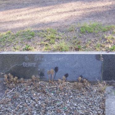 BROWN Gertie Victoria 1897-1974