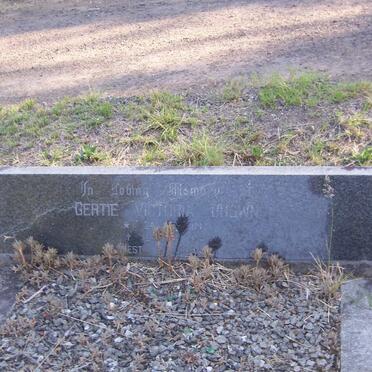BROWN Gertie Victoria 1897-1974