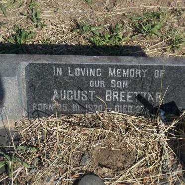BREETZKE August 1920-1922