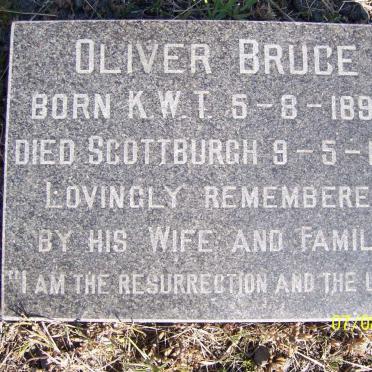 BRUCE Oliver 1892-1986