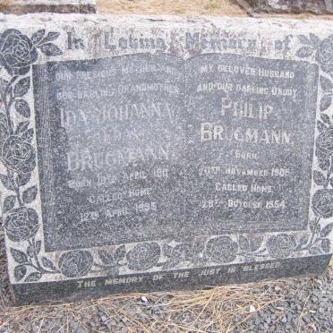 BRUGMANN Philip 1909-1954 &amp; Ida Johanna 1911-1995