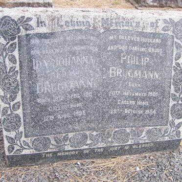 BRUGMANN Philip 1909-1954 &amp; Ida Johanna 1911-1995