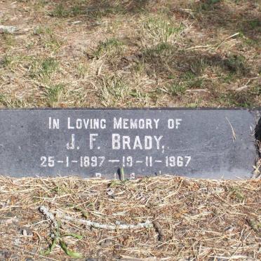 BRADY J.F. 1897-1967