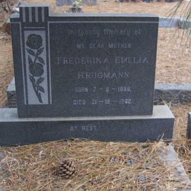 BRUGMANN Frederika Emelia 1888-1962