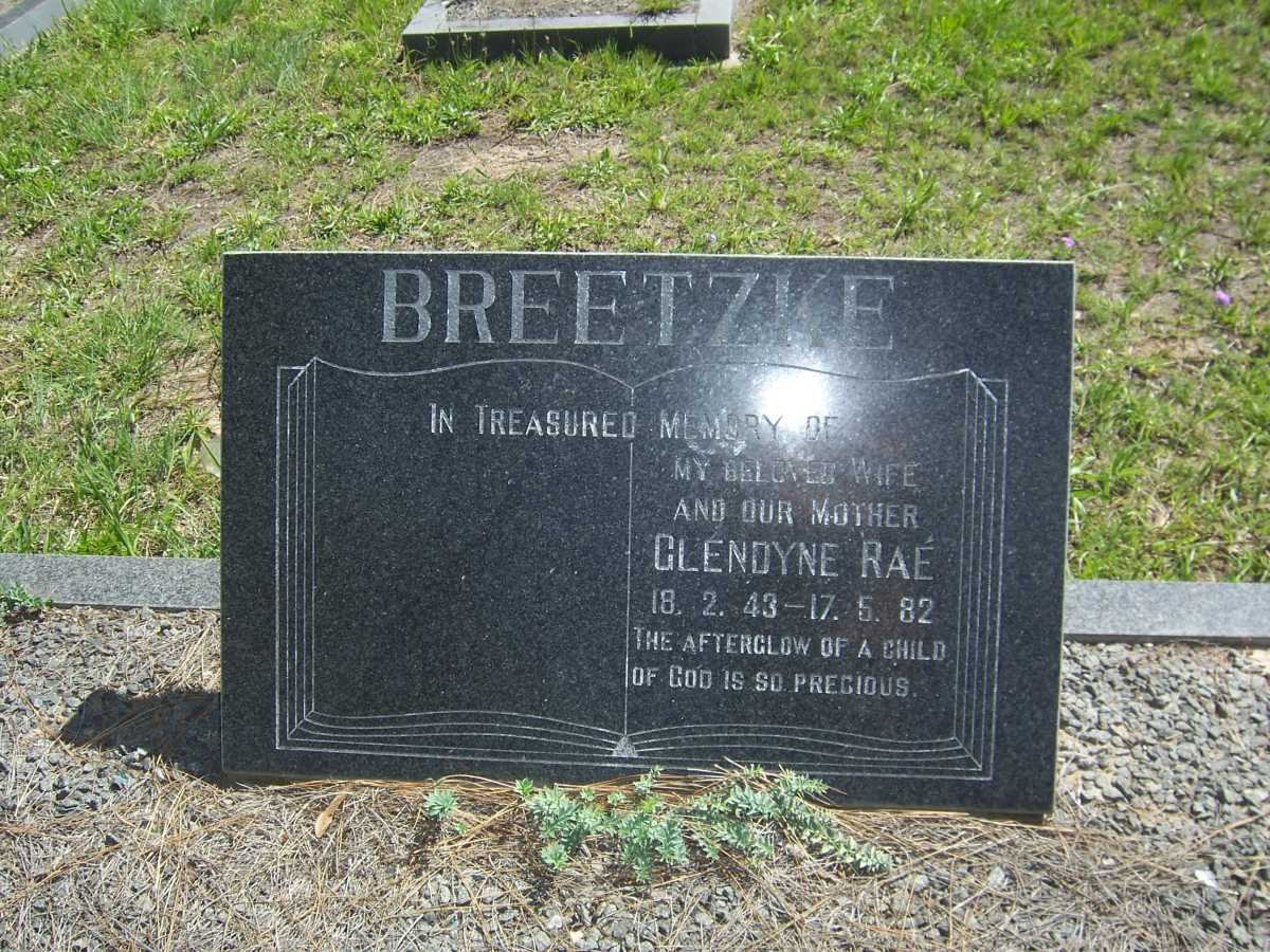 BREETZKE Glendyne Rae 1943-1982