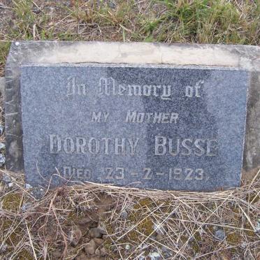BUSSE Dorothy -1923