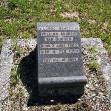 BÜÜREN William Andrew, van 1925-1950